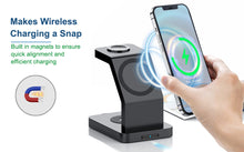 Load image into Gallery viewer, Catalpa U 3 in 1 Wireless Charging Station 20W Fast Magnetic Charging Station