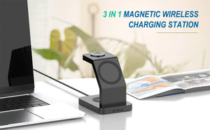 Catalpa U 3 in 1 Wireless Charging Station 20W Fast Magnetic Charging Station